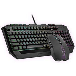 Cooler Master Devastator 3 RGB Gaming Keyboard & Mouse $20