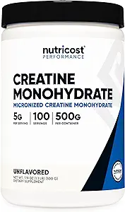 Prime Members: 500g Nutricost Creatine Monohydrate Micronized Powder (Unflavored) 2 for $25 & More + Free Shipping