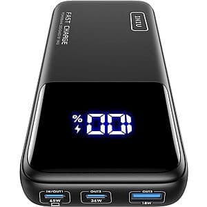 25000mAh / 100W INIU USB-C Laptop Portable Charger $32.40 + Free Shipping
