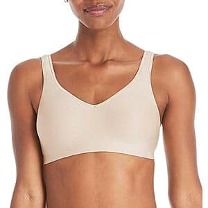 Hanes Smooth Comfort Full-Coverage Wireless Bra (Nude) $8.75