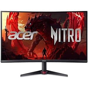 31.5" Acer Nitro ED323QU 2K WQHD 180Hz Curved Gaming Monitor $165 + Free Shipping