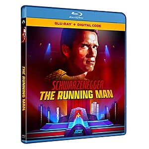 The Running Man Blu-ray case with digital download code included.