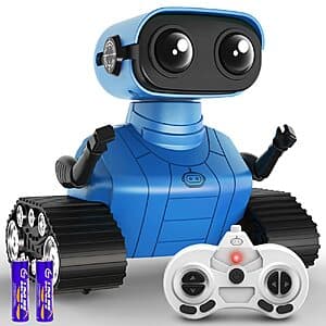 Hamourd Rechargeable Remote Control Robot Toy w/ LED Eyes (blue) $11.50