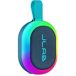 JLab Pop Party Bluetooth Speaker w/ RGB Lighting (Navy) $16.40