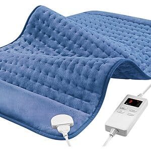 NBKLS Electric Heating Pad (12" x 24", Blue) $10.15
