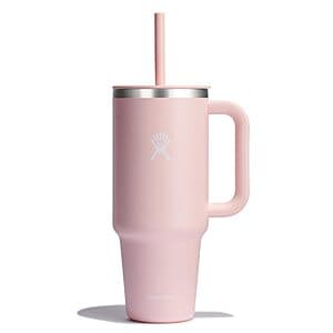 40-Oz Hydro Flask Insulated Travel Tumbler w/ Lid & Straw $20