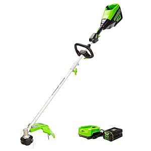 Greenworks 16" 80V Brushless String Trimmer w/ 2.5Ah Battery + Rapid Charger $161 + Free S&H