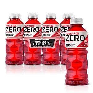 8-Pack 20-Oz POWERADE ZERO Sports Drink (Fruit Punch) $4.55 w/ Subscribe & Save