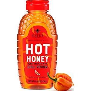 16-Oz Nate's Hot Honey Infused w/ Habanero $5.40 w/ S&S