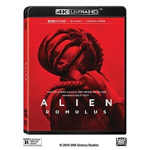 4K UHD Blu-ray: Deadpool & Wolverine, Alien: Romulus, & More Buy 1, Get 1 50% Off