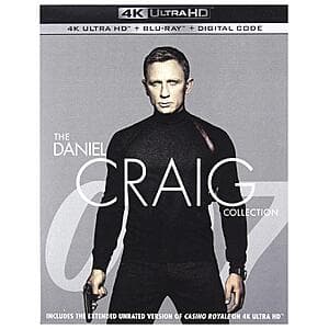 Prime: 007: The Daniel Craig 4-Film Collection (4K UHD + Blu-ray + Digital) $30.80 + Free S/H