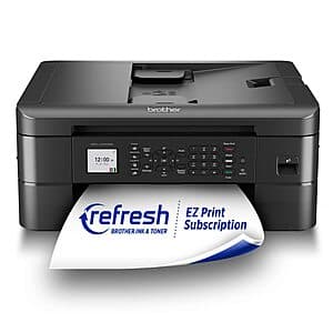 Brother MFC-J1010DW Wireless Color Inkjet All-in-One Printer $70 + Free Shipping