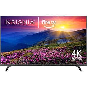 55" Insignia Class F50 Series LED 4K UHD Smart Fire TV $180 + Free S&H