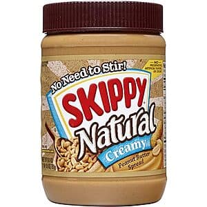 26.5-Oz SKIPPY Natural Creamy Peanut Butter $2.60 w/ Subscribe & Save