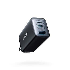 Anker 735 Nano II 65W GaN II 3-Port USB Fast Charger $24
