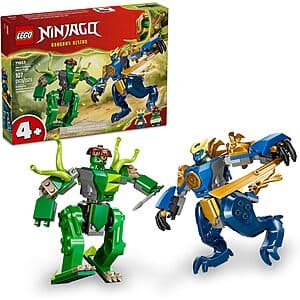 LEGO Sets: 107-Pc Ninjago Dragons Rising Jay's Dragon Mech Fight Set $16 & More