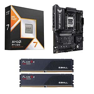 AMD Ryzen 7 9800X3D CPU + ASUS B650E-E MB + 32GB G.Skill Flare DDR5-6000 RAM $680 + Free Pickup