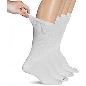 4 or 6-Pairs Dr. Scholl's Men's Diabetes & Circulator Socks (Various) $6.55