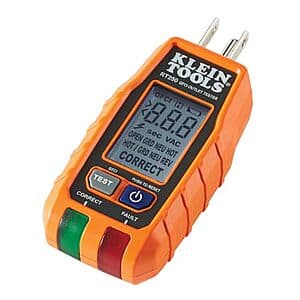Klein Tools GFCI Receptacle Outlet Tester w/ LCD $19.90