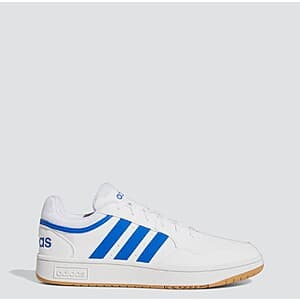 adidas Men's Hoops 3.0 Low Classic Vintage Shoes (Cloud White / Royal Blue / Gum) $21 + Free Shipping