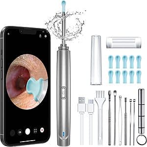 Ear Wax Removal Cleaner Tool w/ Camera (2 colors) from $7