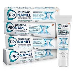 4-pk 3.4-oz Sensodyne Pronamel Intensive Enamel Repair Toothpaste $16.05 w/ Subscribe & Save