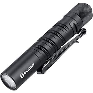 OLIGHT i3T EDC AAA Flashlight (Black or Desert Tan) $12.60