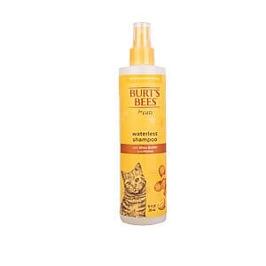 Burt's Bees Waterless Shampoo for Cats 10 oz bottle with spray nozzle.