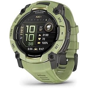 50mm Garmin Instinct 3 Rugged Outdoor GPS Smartwatch (Fern Green) $350 + Free S&H
