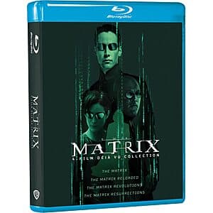 The Matrix: 4-Film Deja Vu Collection (Blu-ray) $12