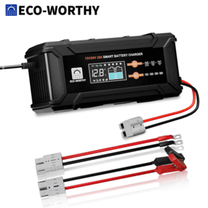 ECO-WORTHY 12V/24V 20A Lithium LifePO4 14.6V Smart Battery Charger & Maintainer $39.20 + Free S&H