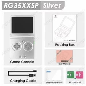 Anbernic RG35XXSP Clamshell Retro Game Emulation Handheld w/ 64GB microSD Card $35.70 + Free Shipping