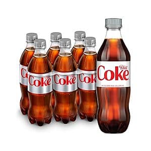 6-Pk 16.9-Oz Diet Coke Soda Soft Drink Bottles 4 for $13.95 w/ S&S
