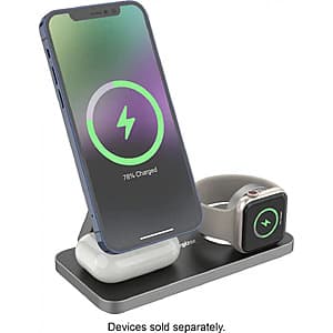 15W Energizer 3-in-1 Magnetic MagSafe/Qi2 Fast Charging Stand $17.50 + Free S&H