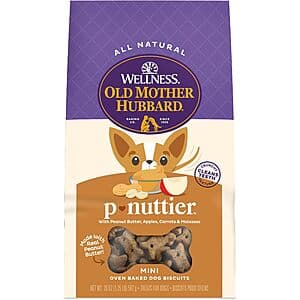 Select Accts: 20-Oz Old Mother Hubbard Peanut Butter Flavor Mini Dog Biscuits $2.90 w/ S&S