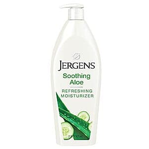 21-oz Jergens Soothing Aloe Body Lotion $3 w/ Subscribe & Save