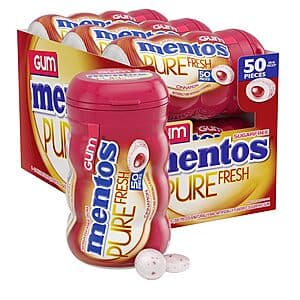 Select Accts: 6-pk 50-pc Mentos Sugar Free Gum (various) $12.35 w/ S&S