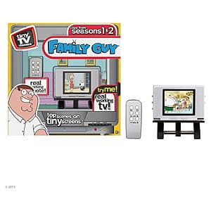 Family Guy Tiny TV Classics Seasons 1 & 2 Working TV with Remote $5