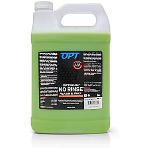 1-Gallon Optimum Polymer Technologies (OPT) No Rinse Wash & Wax Car Cleaner $34
