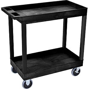 Costco Members: 2-Shelf Luxor Heavy-Duty Utility Wheeled Cart $70 & More + Free S&H