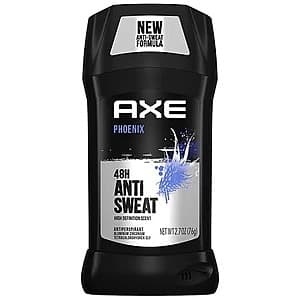 2.7-Oz AXE Men's Antiperspirant Deodorant Stick (2 scents) 2 for $3.80 + Free Pickup on $10+