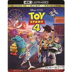 Toy Story 4 (4K Ultra HD + Blu-ray + Digital) $9 + Free Shipping