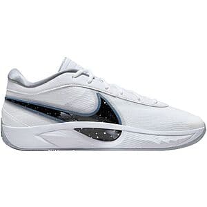 Nike Men's Giannis Freak 6 Basketball Shoes (White/Black/Wolf Grey) $67.10 + Free Shipping