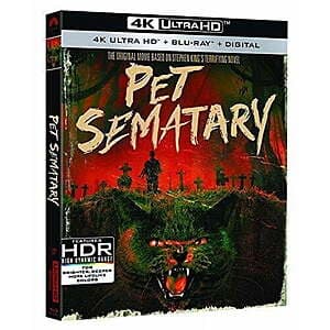 Pet Sematary: 30th Anniversary Edition (1989) (4K UHD + Blu-ray + Digital) $8.80 + Free S&H on $50+