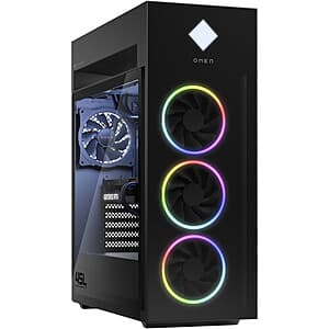 HP Omen 45L Gaming Desktop Computer AMD Ryzen 7 7700X, RTX 4070 TI, 32GB DDR5, 1TB NVME, 1200W PSU, Windows 11 Pro- $1499