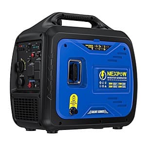 NEXPOW 3500W/3200W Dual Fuel Portable Gas Propane Powered Inverter Generator $350 + Free Shipping