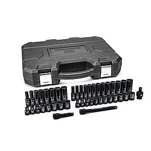 44-pc GearWrench SAE/Metric 3/8" Drive Impact Socket Set $67.60 + Free S&H