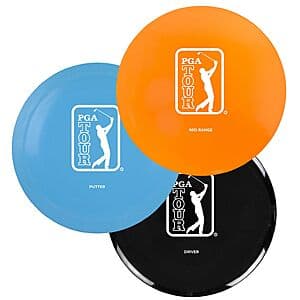 PGA Tour Disc Golf: 3-Pc Starter Set $4 & More + Free S&H on $50+