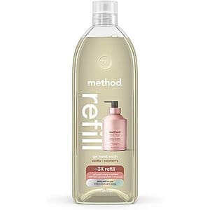 34oz Method Gel Hand Soap Refill (Vanilla + Raspberry or Vetiver + Amber) $3.80 w/ Subscribe & Save