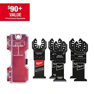 5-Pc Milwaukee Multi-Tool Oscillating Blade Kit w/ NITRUS & Bi-Metal Blades $19 + Free S&H